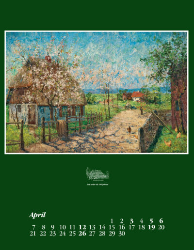 Kunstkalender 2026, April