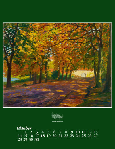 Kunstkalender 2026, Oktober